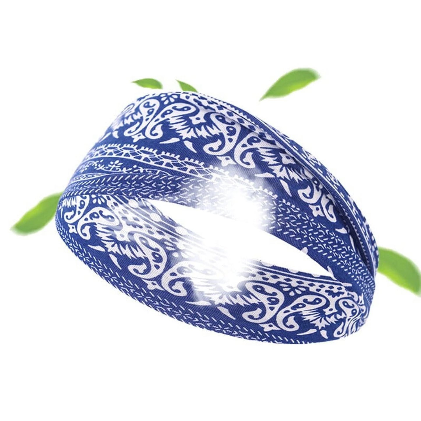 4PCS Boho Headbands for Women,  Vintage Bandana Flower Printed Head Wrap Twisted Hair Accessories