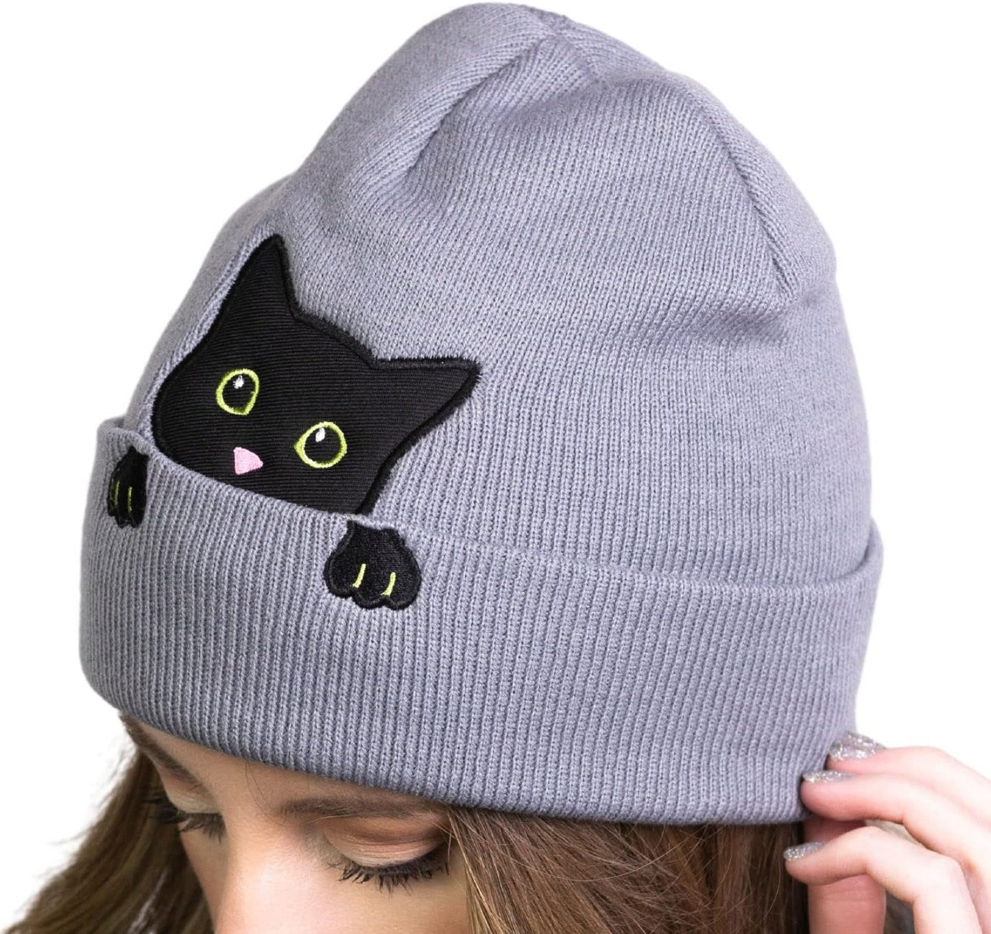 Sombreros Invierno De Gorro De Gato Para Mujeres Lindo Gorro Oreja De Gato Gorro